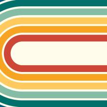 lines of concentric circles overlapping