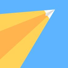 illustration of a paper airplane