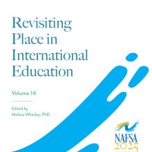 Cover of a publication titled "Global Studies Literature Review: Revisiting Place in International Education"